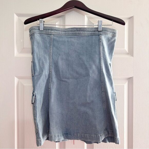 SIMKHAI Kota Strapless Denim Top Size 8 - Picture 6 of 8